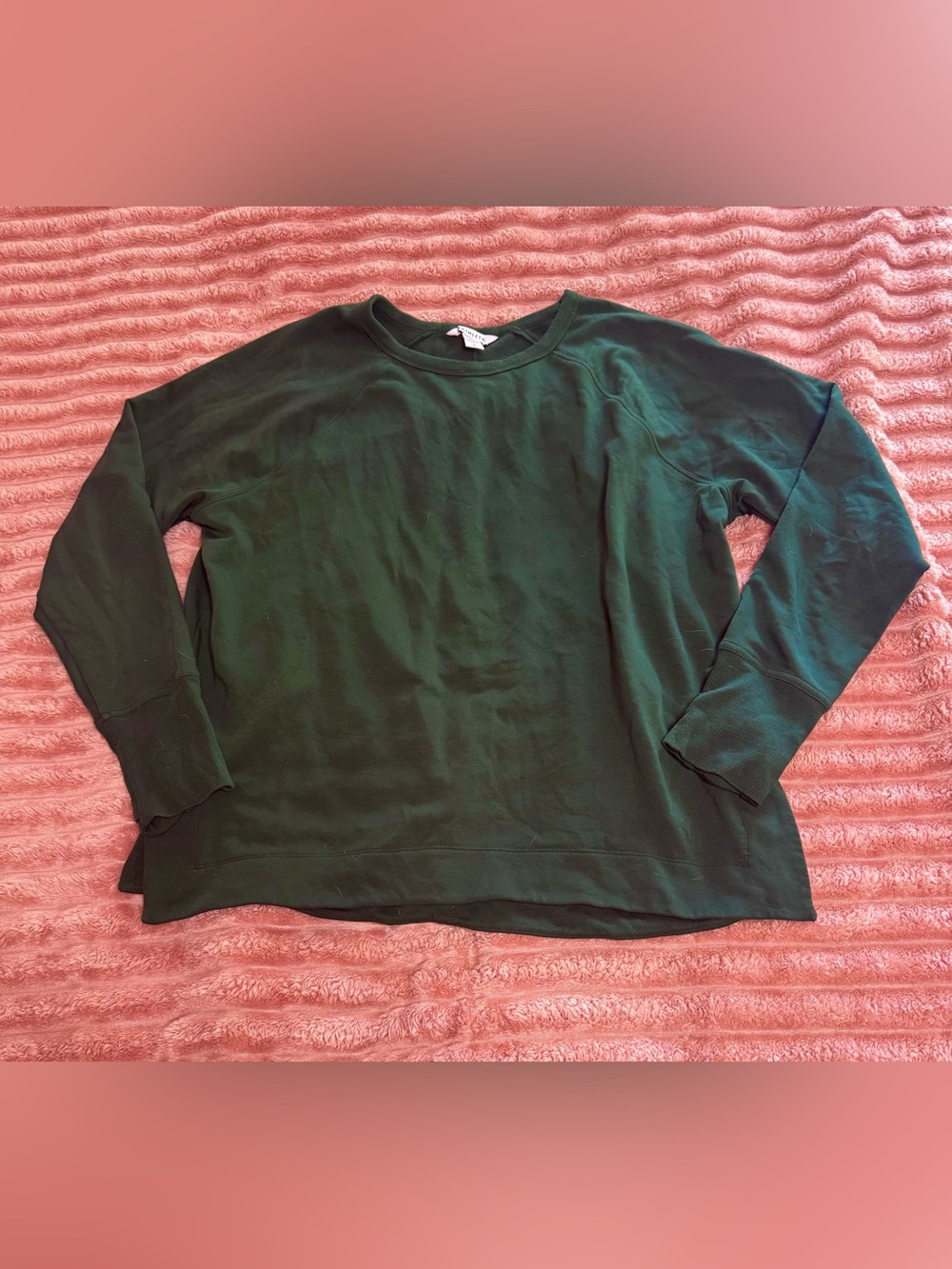 Athleta forever fleece relaxed, crew sweatshirt
